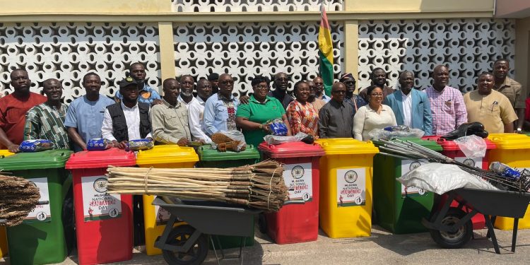 29 Greater Accra assemblies receive sanitation equipment boost Ministry of Local Government, Chieftaincy and Religious Affairs with Municipal and District Assemblies