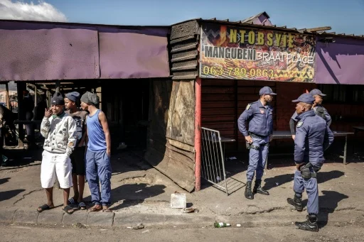Mass killings in South Africa are often linked to organsed crime including illegal mining, gang violence and extortion. By GIANLUIGI GUERCIA (AFP)